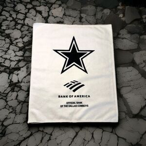 Dallas Cowboys Stadium Rally Towel 15 x 18 White Blue Microfiber NFL Football